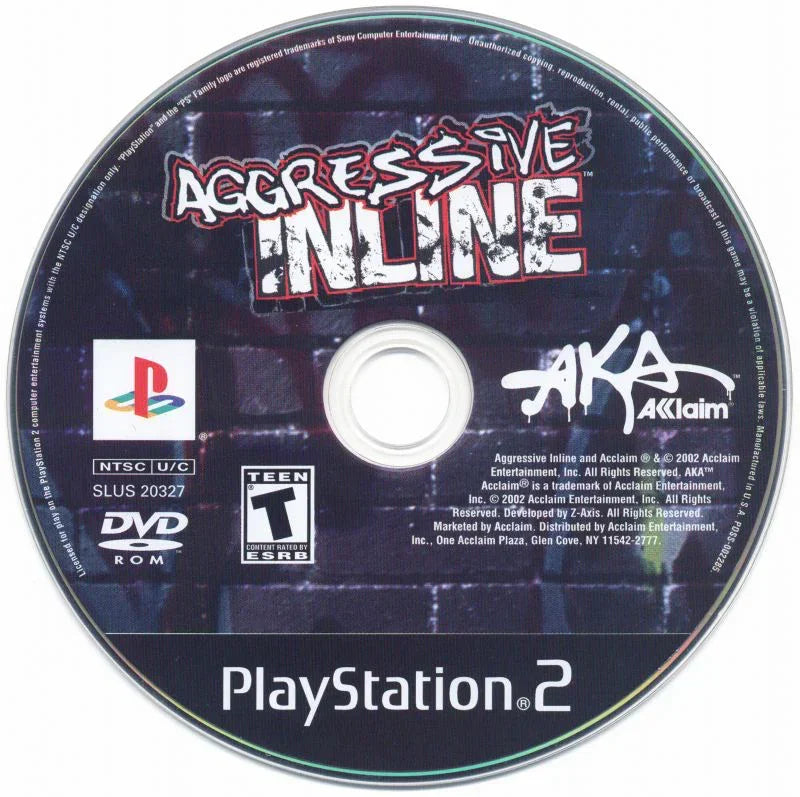 Aggressive Inline - (Game Only) (Playstation 2)