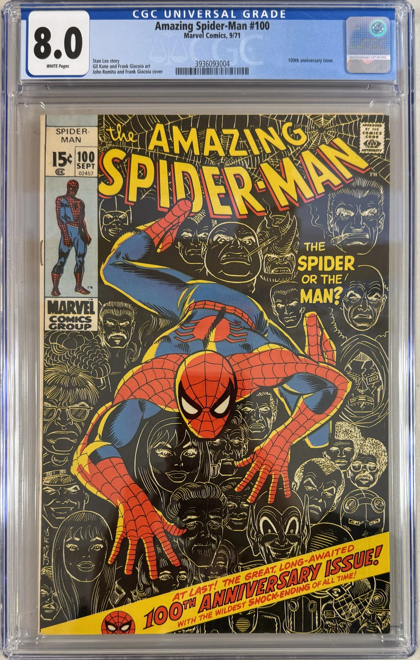 Amazing Spider-Man #100 - CGC Graded 8.0