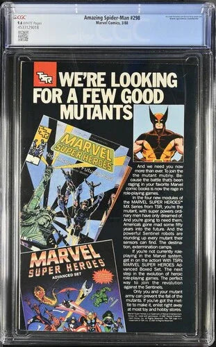 Amazing Spider-Man #298 - CGC Graded 9.6