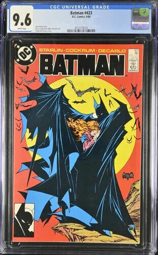 Batman #423 1st Print - CGC Graded 9.6