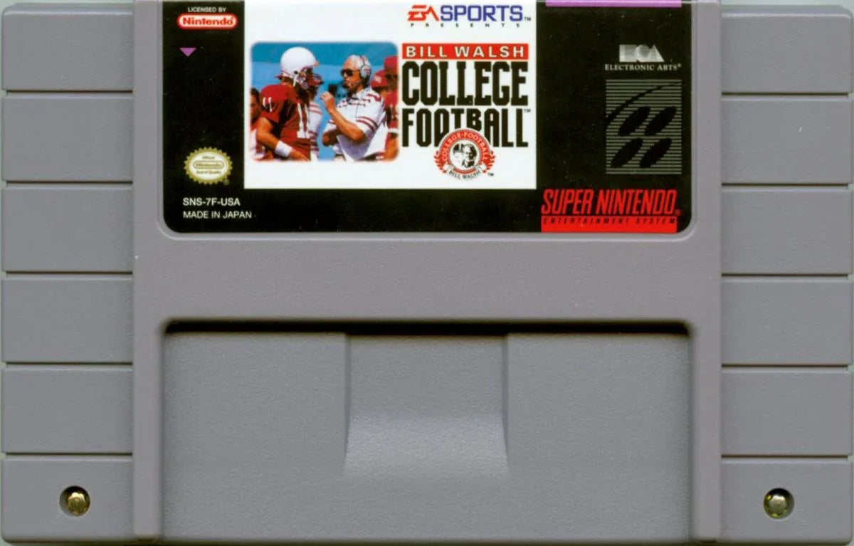 Bill Walsh College Football - (Game Only) (Super Nintendo)