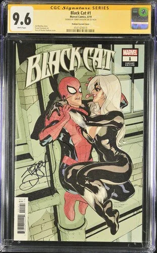 Black Cat #1 Dodson Variant Cover - CGC Signature Series 9.6