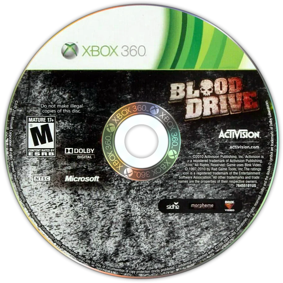 Blood Drive - (Game Only) (Xbox 360)