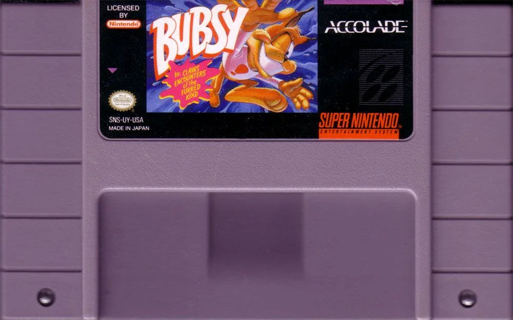 Bubsy - (Game Only) (Super Nintendo)