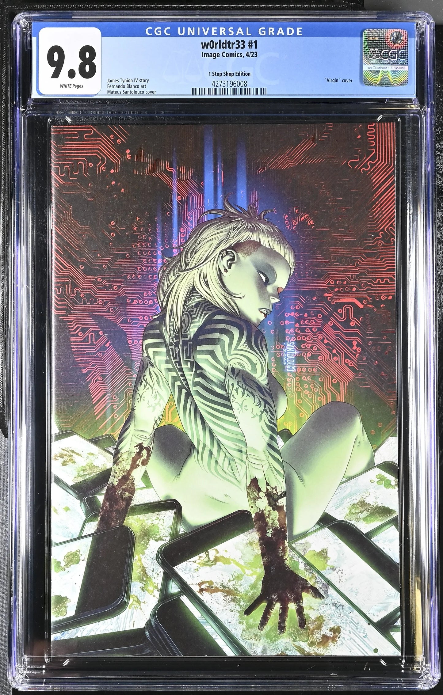 w0rldtr33 #1 Mateus Santolouco The One Stop Shop Exclusive Variant CGC Graded 9.8