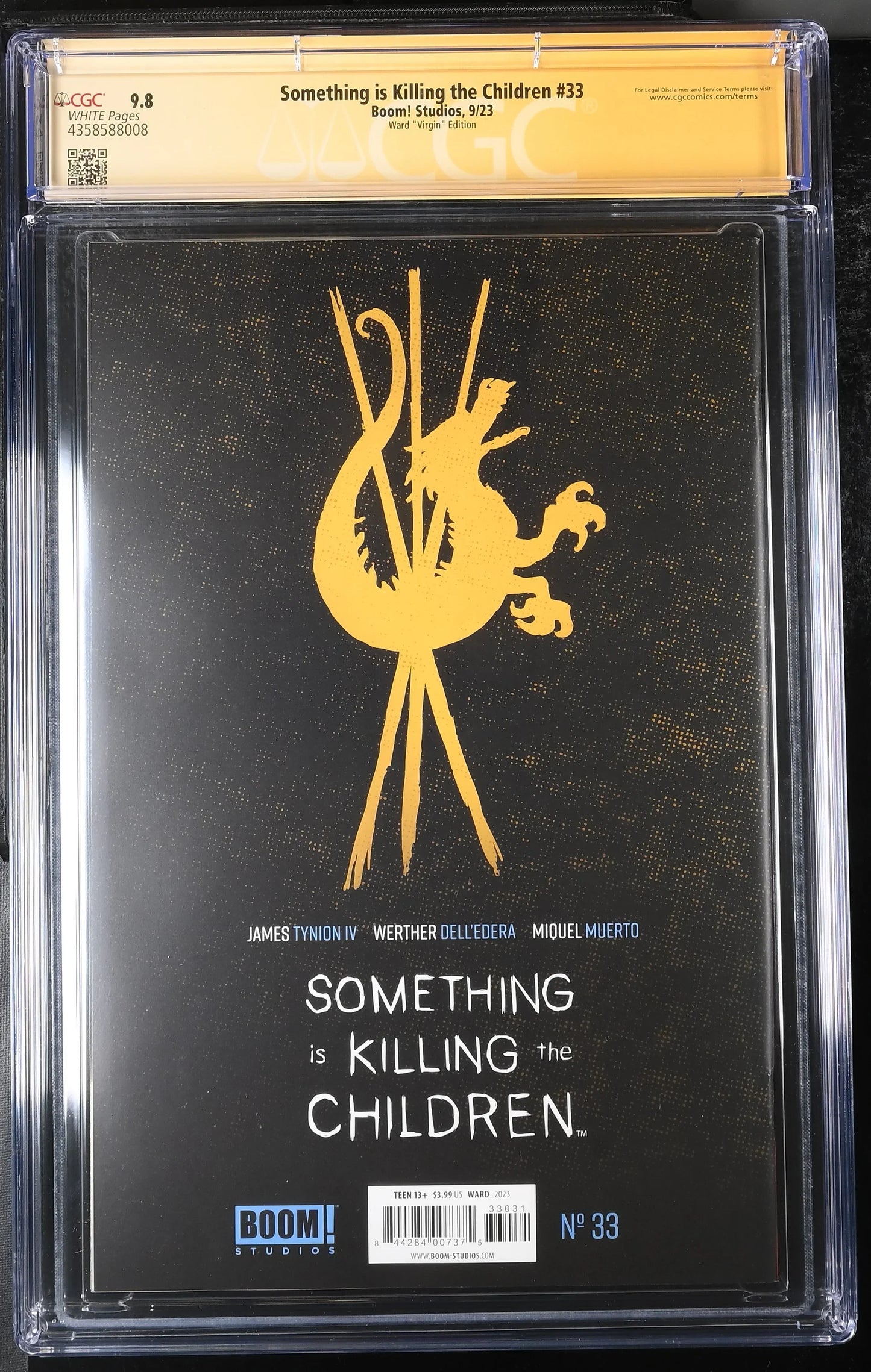 Something is Killing the Children #33 Christian Ward Variant Edition - CGC Signature Series 9.8