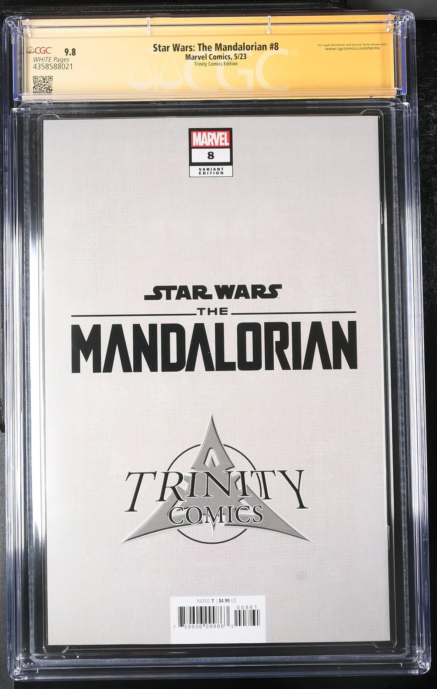 Star Wars: The Mandalorian #8 E.M. Gist Variant Edition - CGC Signature Series 9.8