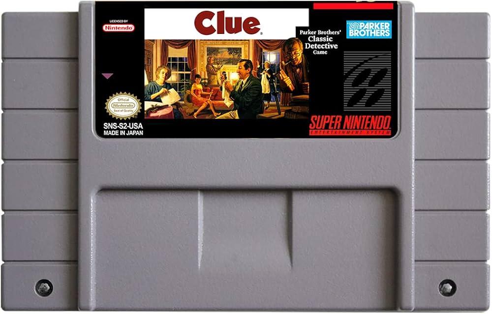 Clue - (Game Only) (Super Nintendo)