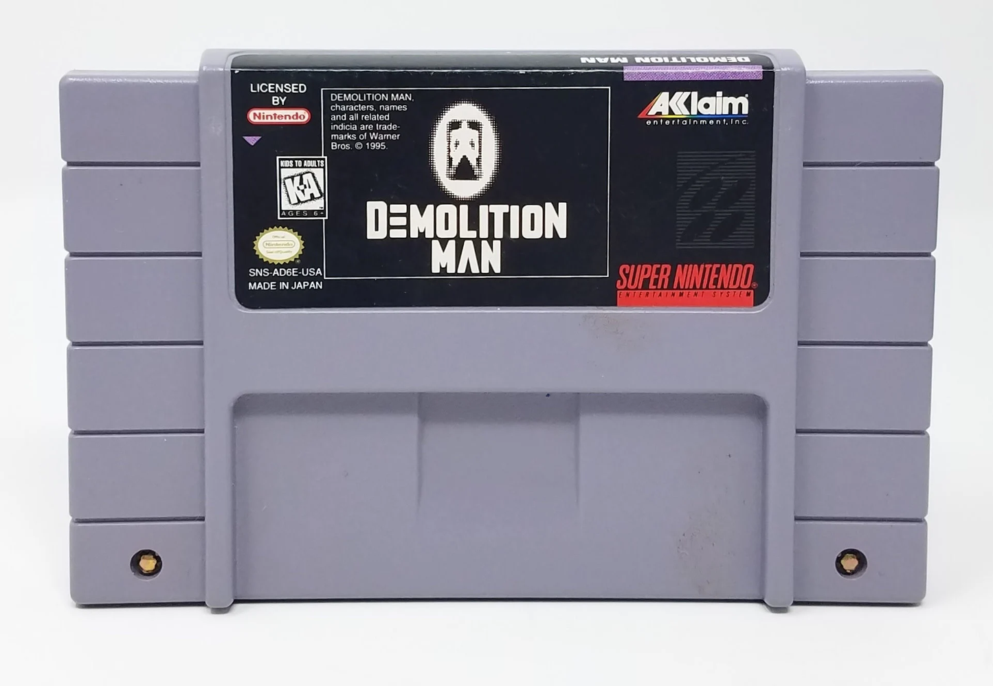 Demolition Man - (GO) (Super Nintendo)