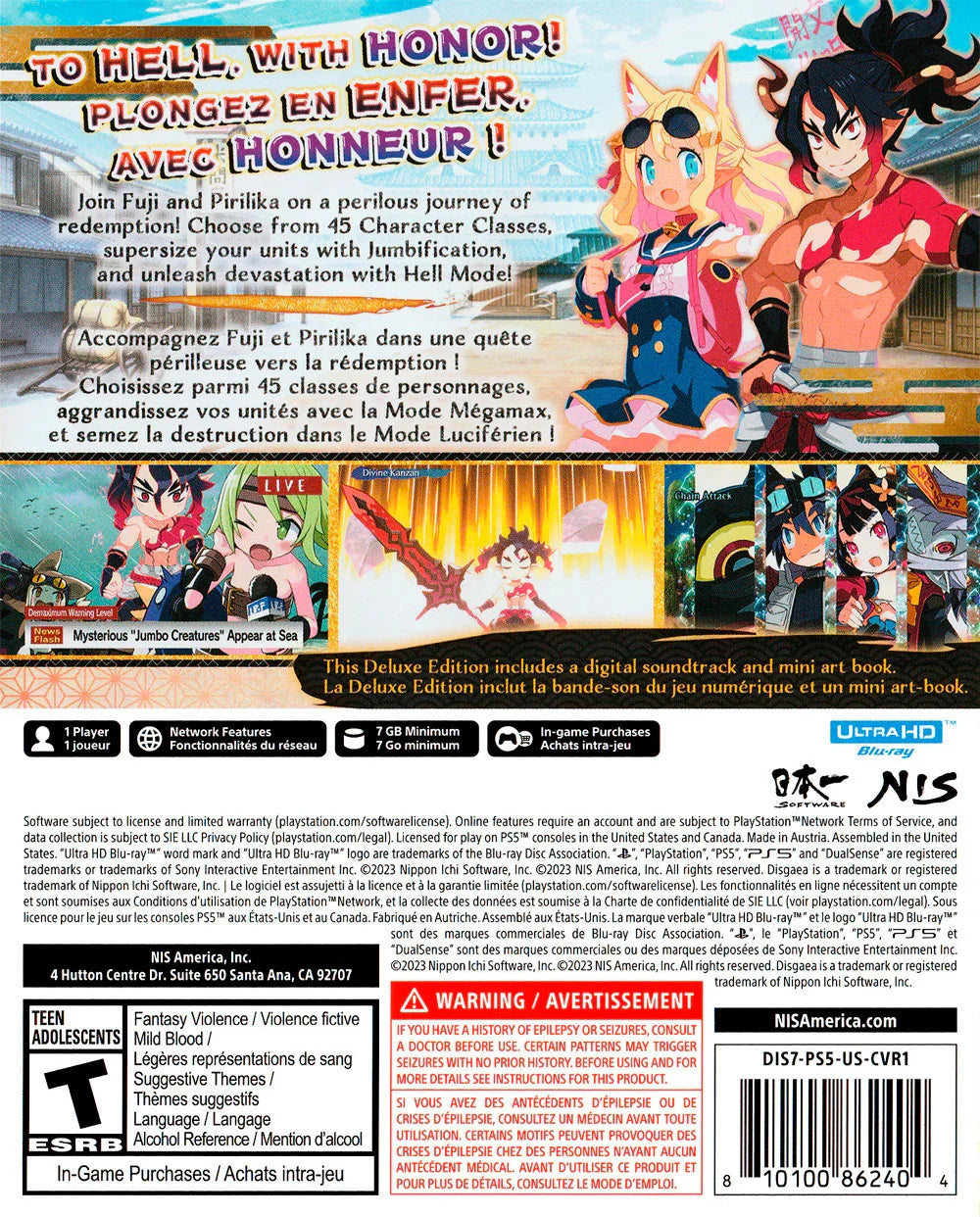 Disgaea 7: Vows of the Virtueless: Deluxe Edition - (New) (Playstation 5)