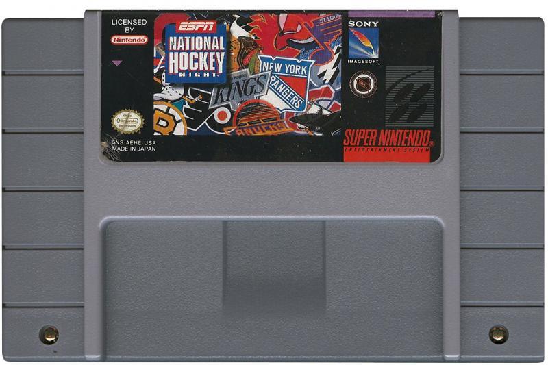 ESPN National Hockey Night - (Game Only) (Super Nintendo)