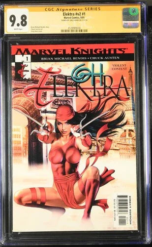 Elektra v2 #1 - CGC Signature Series 9.8