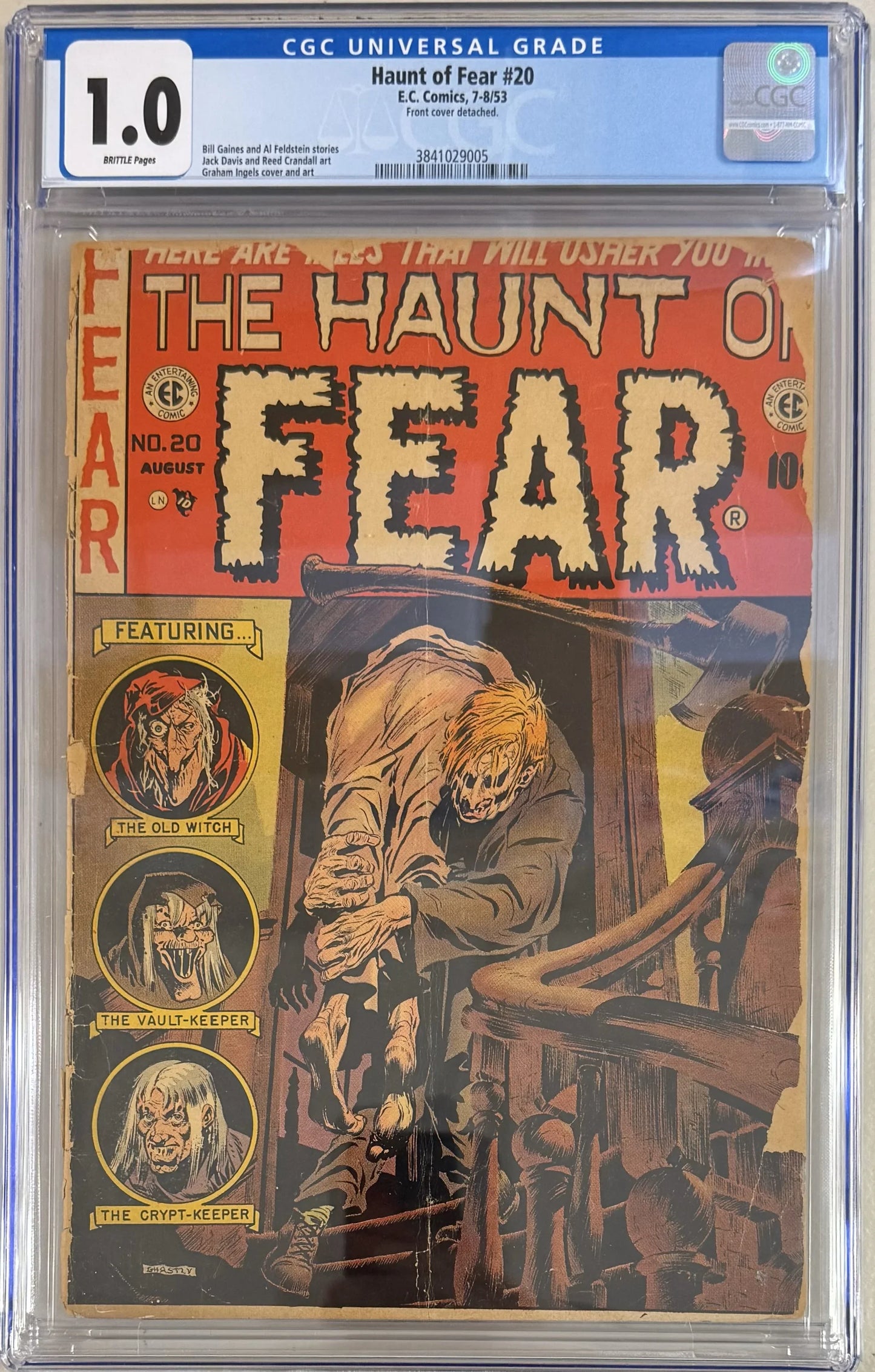 Haunt of Fear #20 CGC Graded 1.0