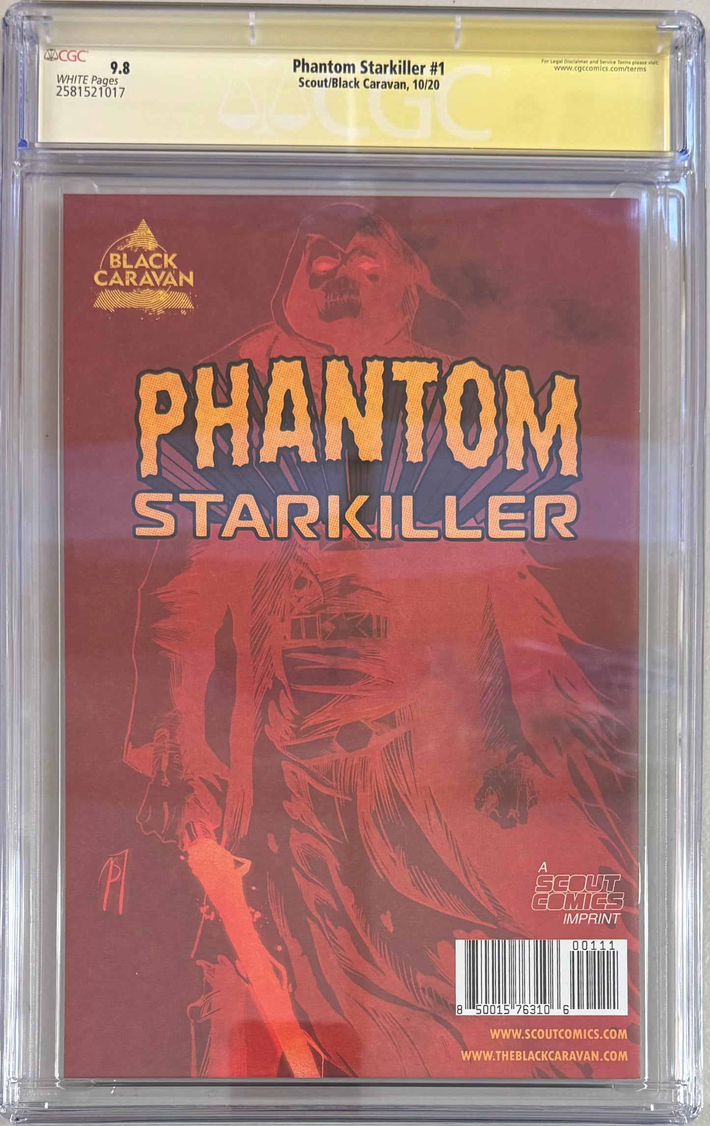 Phantom Starkiller #1 CGC Signature Series 9.8