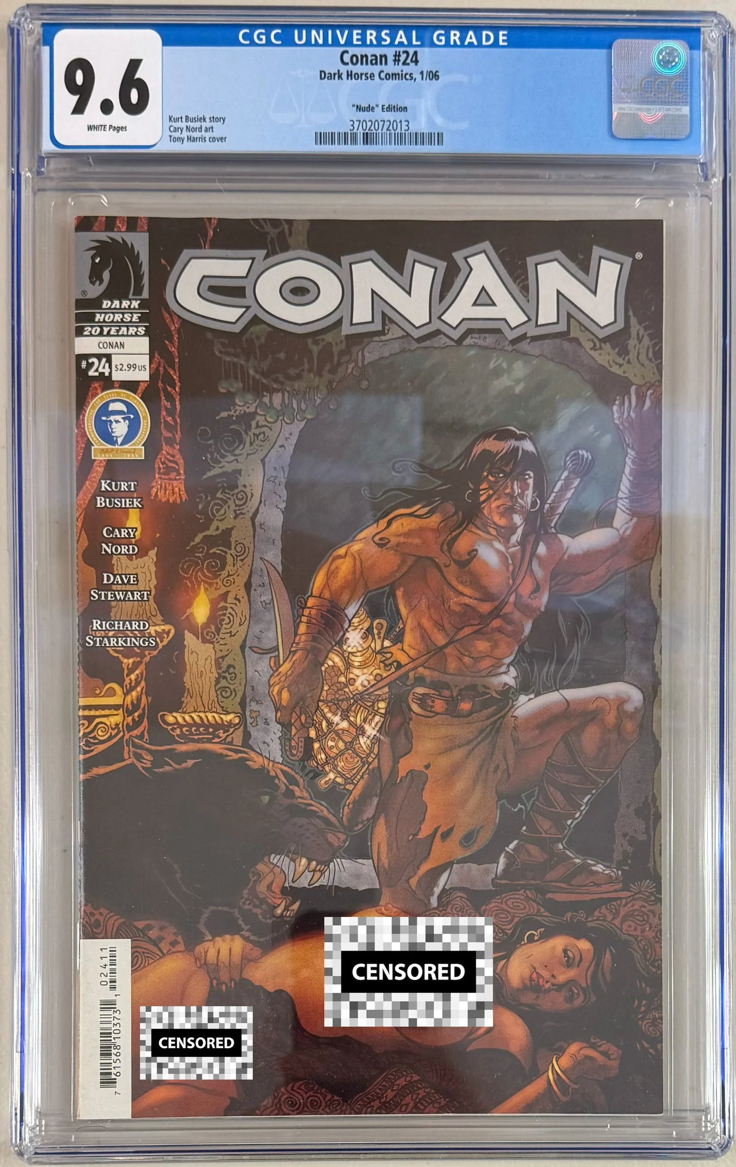 Conan #24 Nude Edition CGC Graded 9.6