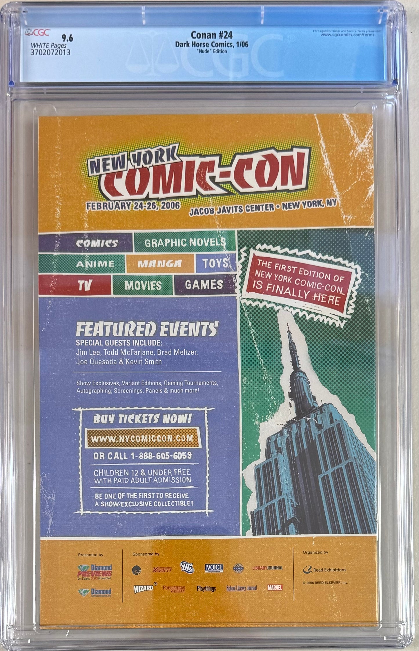 Conan #24 Nude Edition CGC Graded 9.6