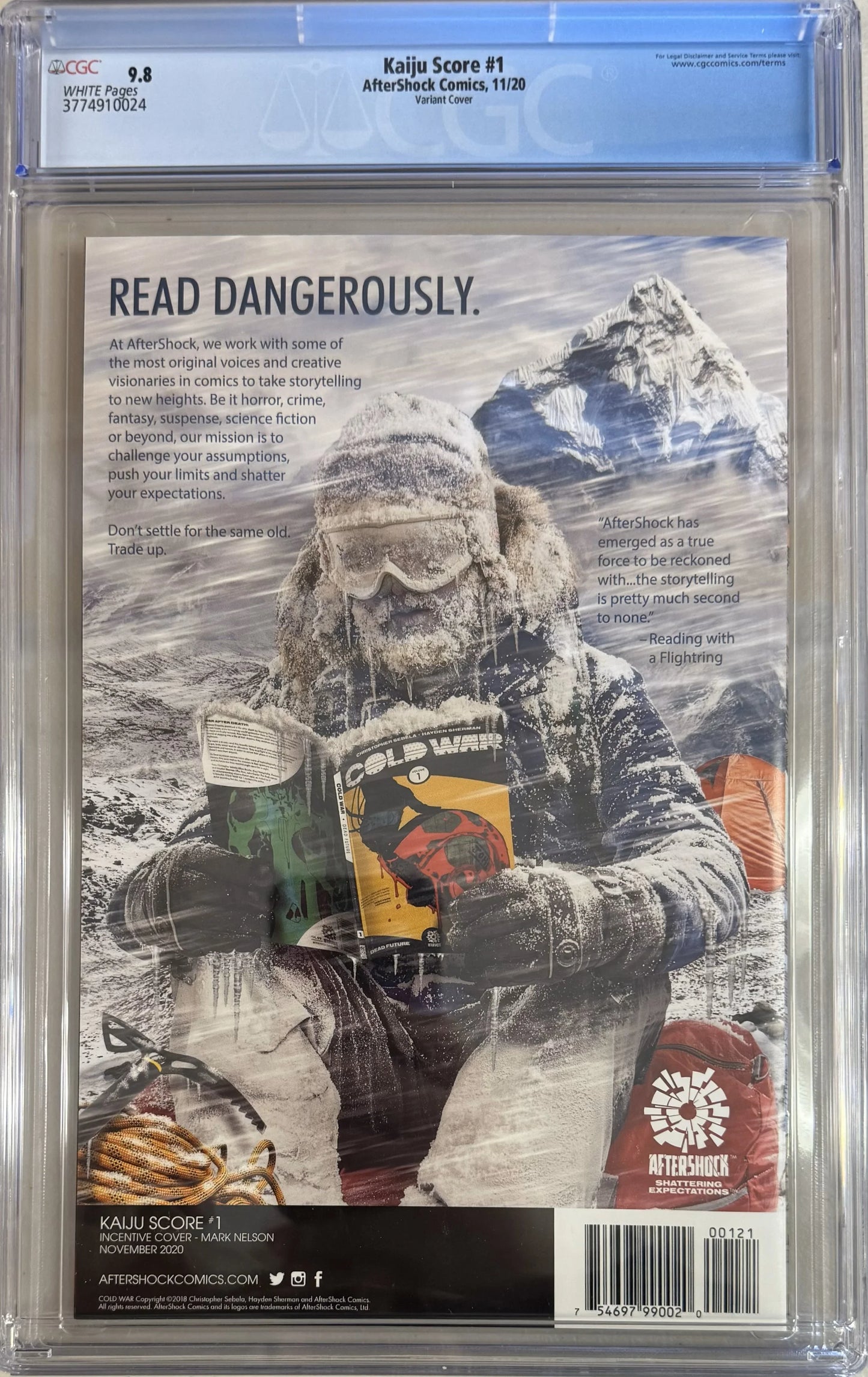 Kaiju Score #1 Variant Cover CGC 9.8