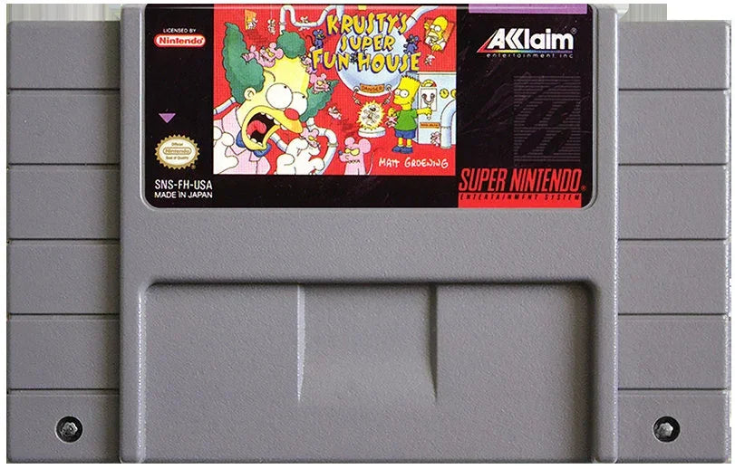 Krusty's Super Fun House - (Game Only) (Super Nintendo)
