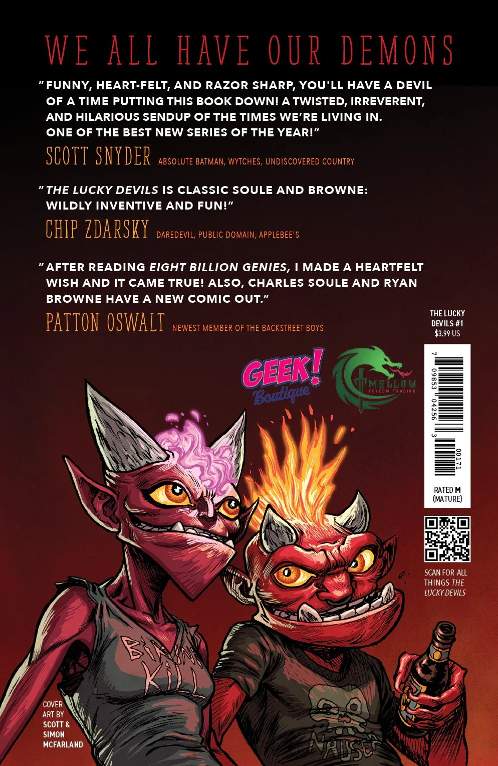 Lucky Devils #1 Scott & Simon - McFarland Exclusive Variant