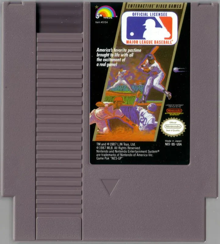 Major League Baseball - (Game Only) (NES)
