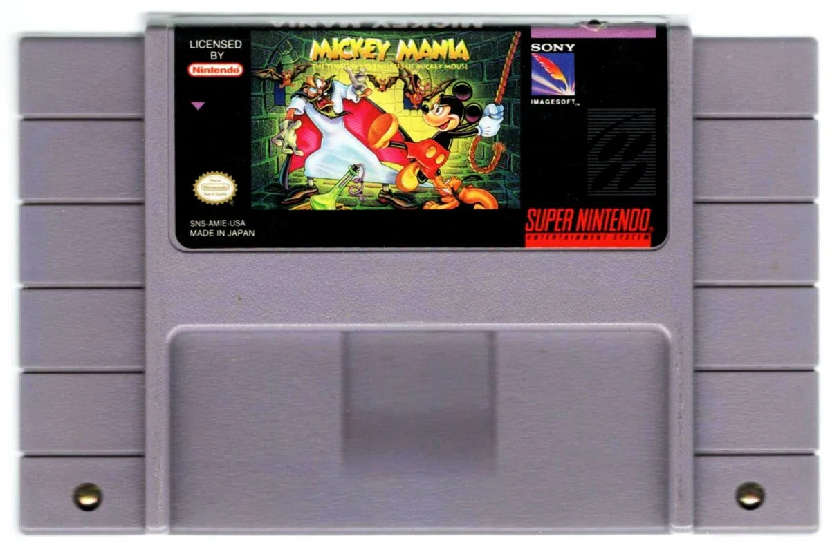 Mickey Mania - (Game Only) (Super Nintendo)