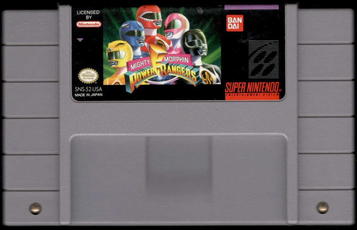 Mighty Morphin Power Rangers - (Game Only) (Super Nintendo)
