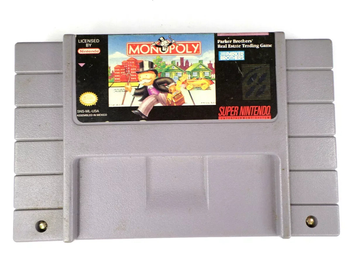 Monopoly - (Game Only) (Super Nintendo)
