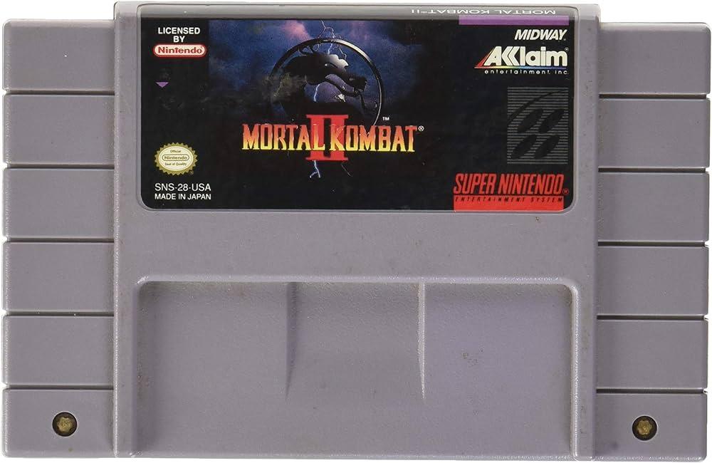 Mortal Kombat II - (Game Only) (Super Nintendo)