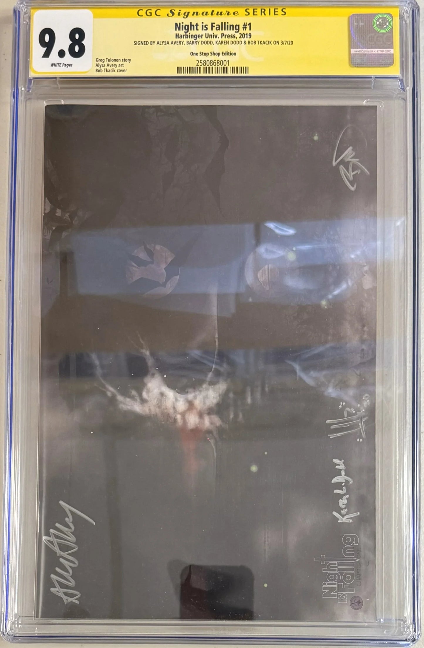 Night is Falling #1 One Stop Shop Edition - CGC Signature Series 9.8