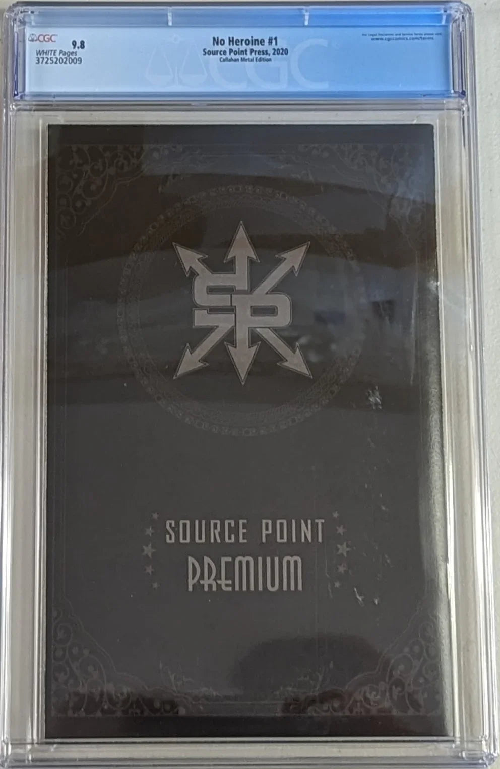 No Heroine #1 Callahan Metal Edition - CGC Graded 9.8
