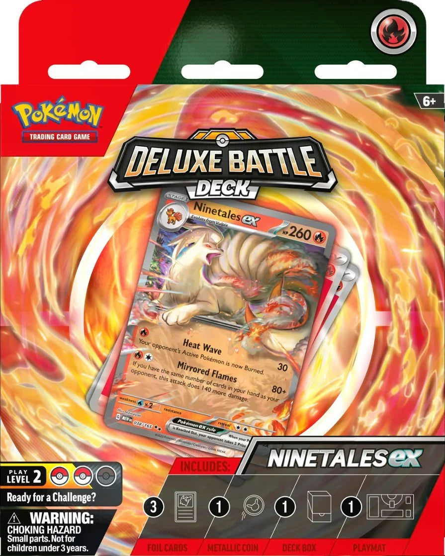 Pokémon TCG - Ninetales ex or Zapdos ex Deluxe Battle Deck