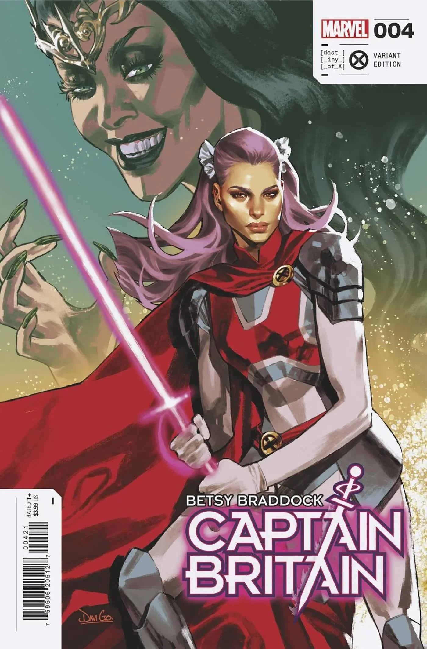 Betsy Braddock Captain Britain #4 - Davi Go Var (05/31/2023)