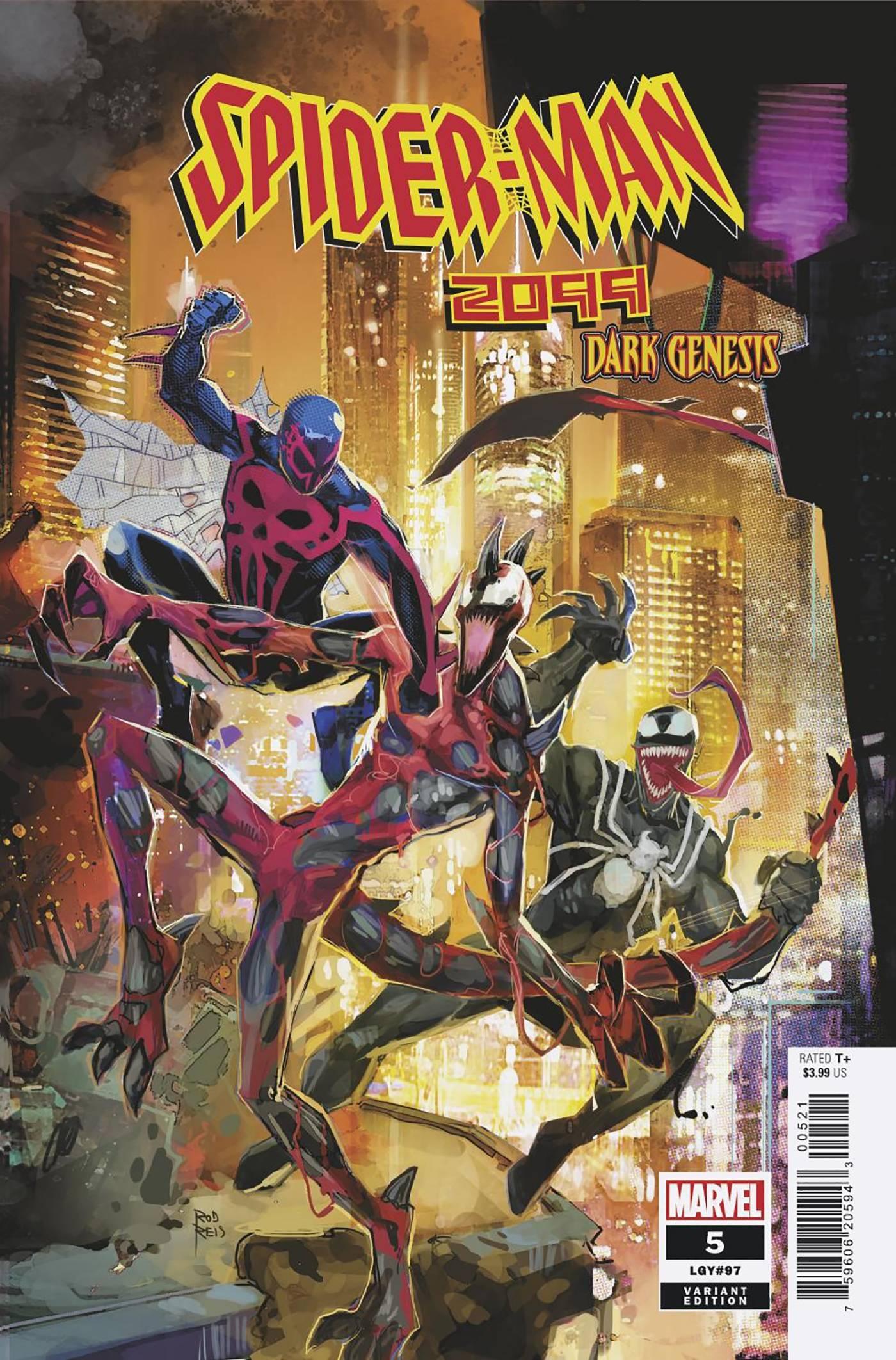Spider-Man 2099 Dark Genesis #5 (Of 5) Reis Connecting Var (05/31/2023)