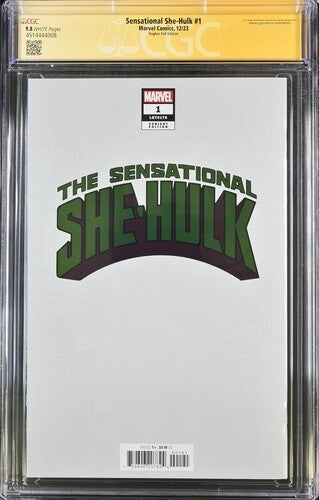 Sensational She-Hulk #1 Hughes Foil Edition - CGC Signature Series 9.8 Adam Hughes