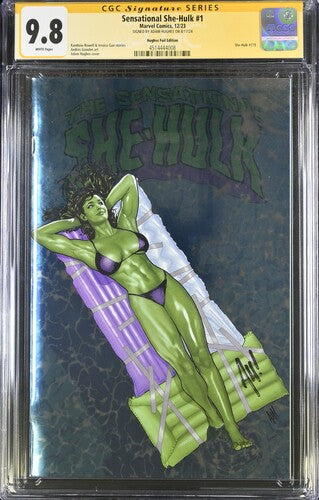 Sensational She-Hulk #1 Hughes Foil Edition - CGC Signature Series 9.8 Adam Hughes