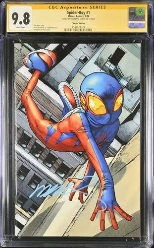 Spider-Boy #1 Ramos "Virgin" Edition - CGC Signature Series 9.8