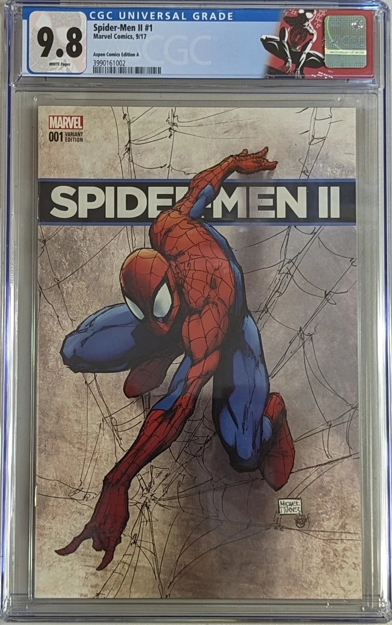 Spider-Men II #1 Aspen Comics Edition A - CGC Graded 9.8