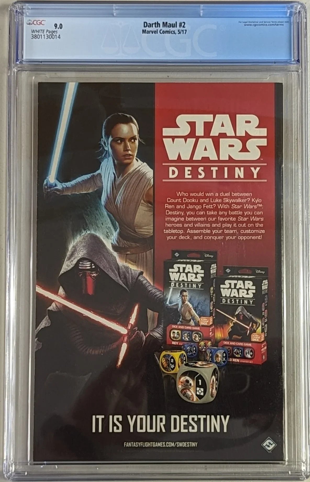 Star Wars: Darth Maul #2 - CGC Graded 9.0