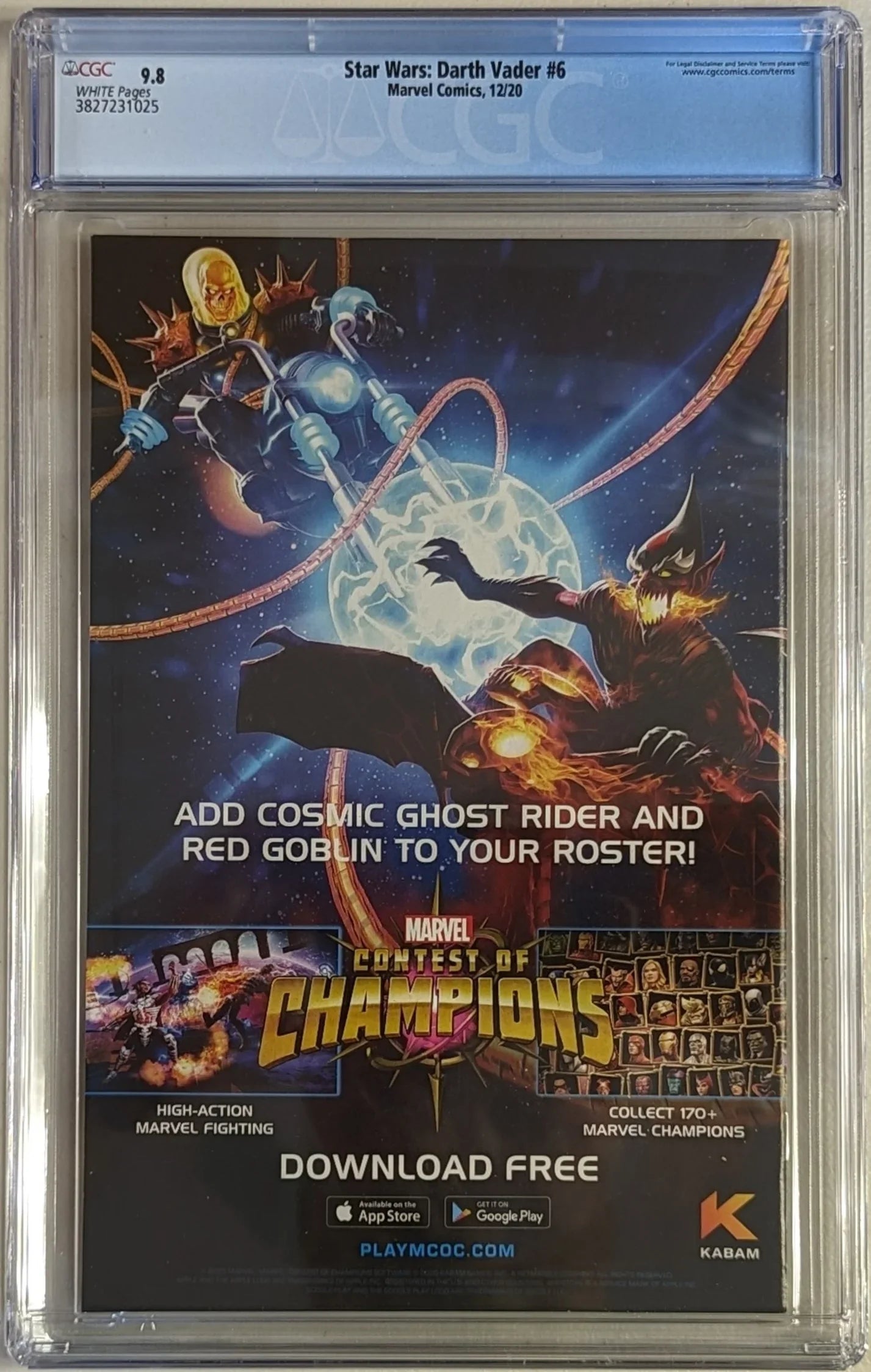 Star Wars: Darth Vader #6 - CGC Graded 9.8