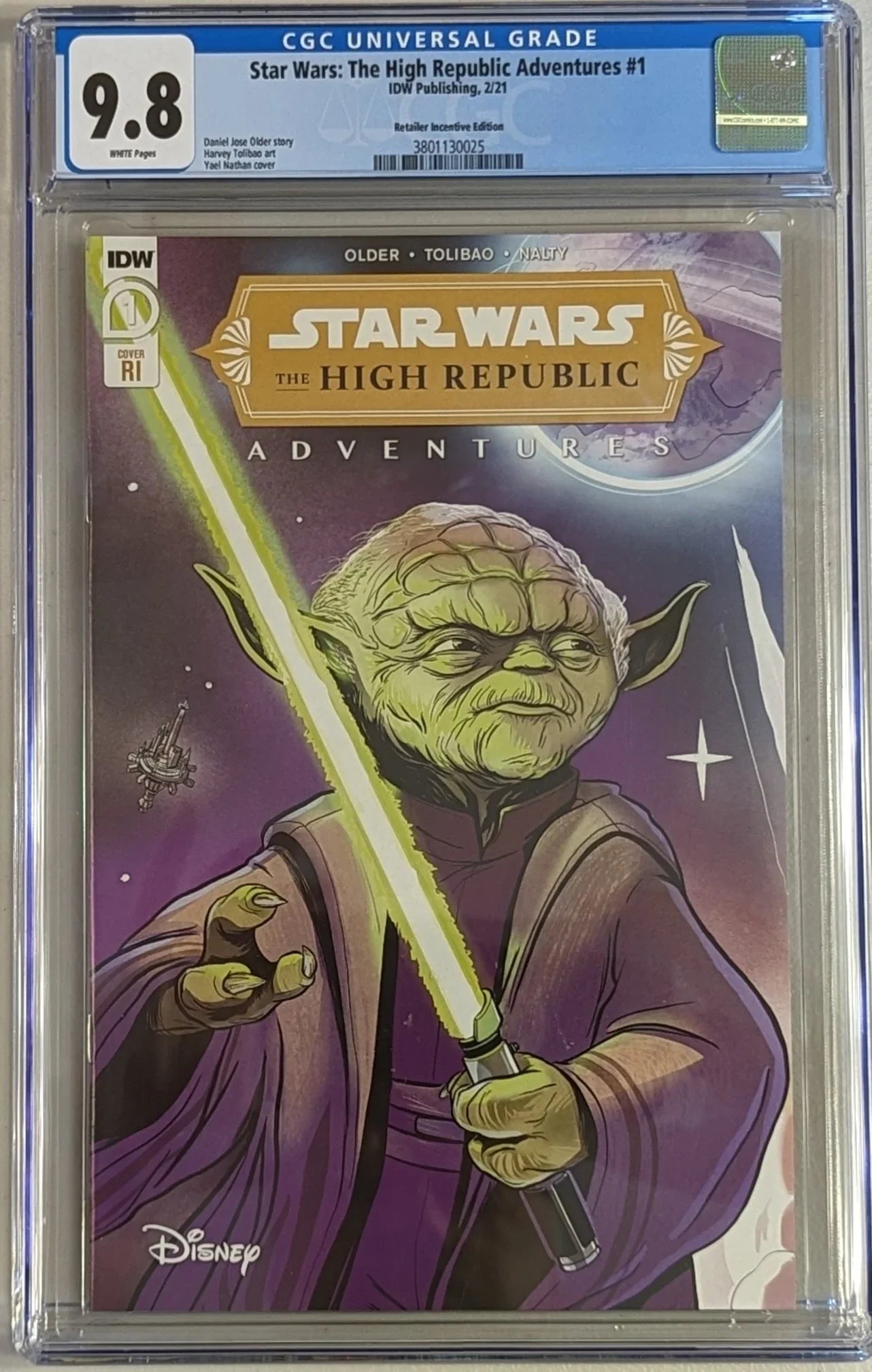 Star Wars: The High Republic Adventures #1 Retailer Incentive Edition - CGC Graded 9.8