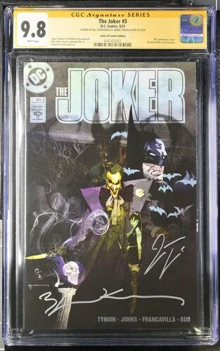 The Joker #5 Sienkiewicz Variant Cover - CGC Signature Series 9.8