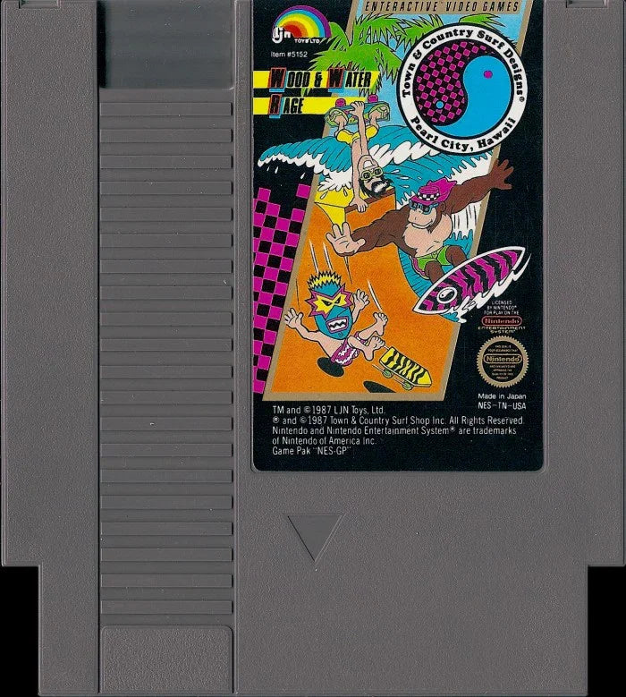 Town & Country Surf Designs: Wood and Water Rage - (Game Only) (NES)