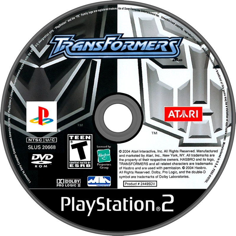 Transformers - (Game Only) (Playstation 2)