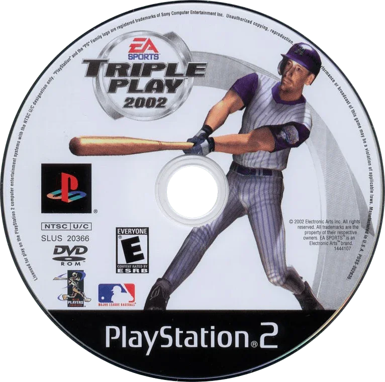 Triple Play 2002 - (Game Only) (Playstation 2)