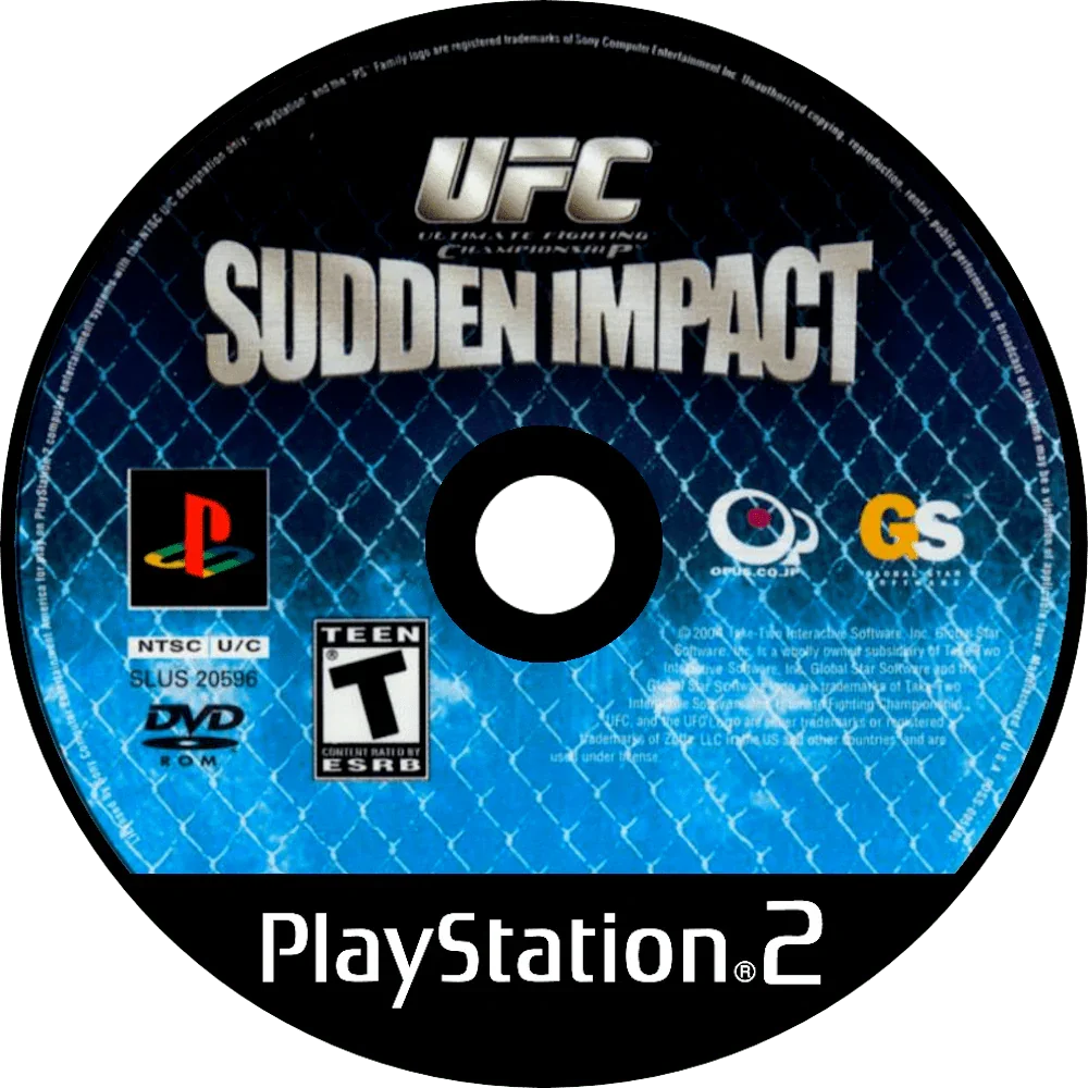 UFC Sudden Impact - (Game Only) (Playstation 2)