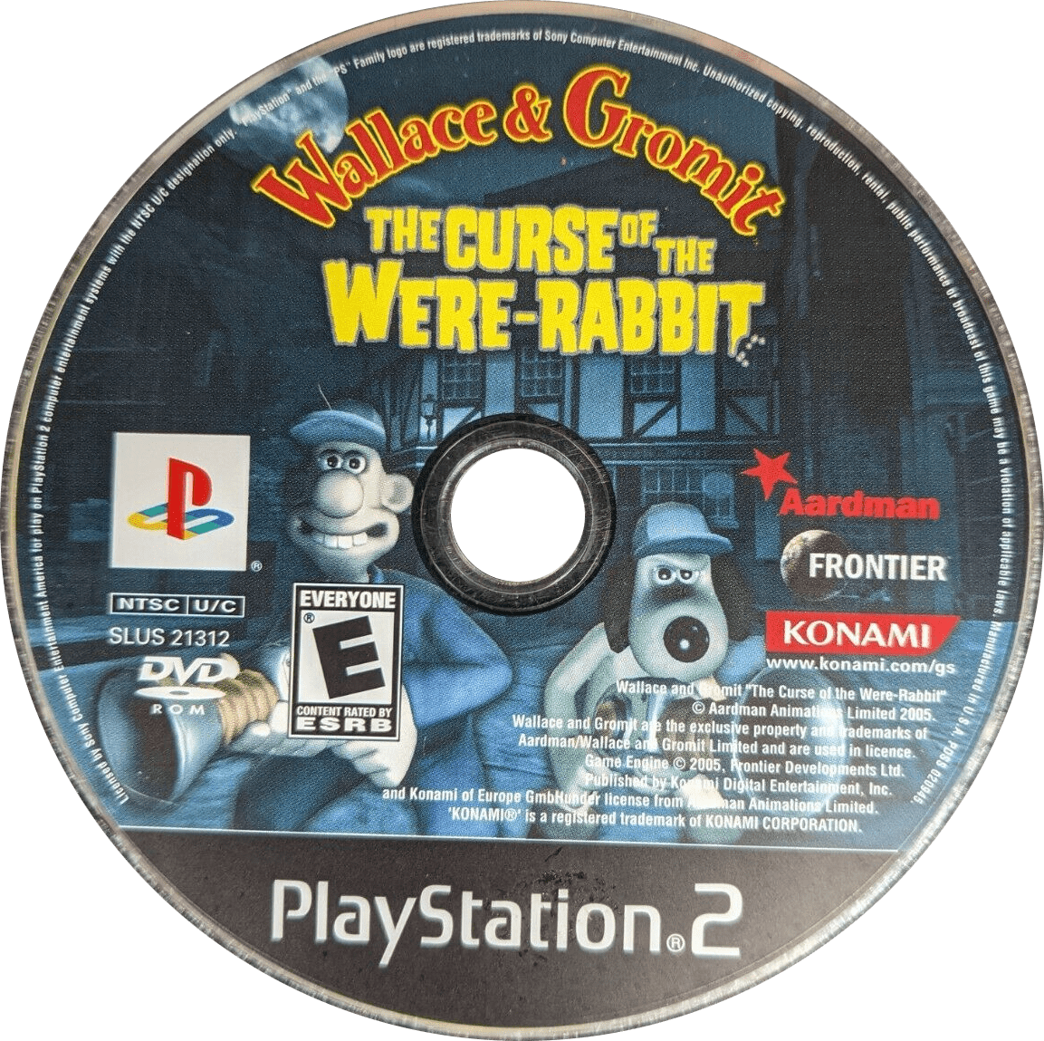 Wallace and Gromit Curse of the Were Rabbit - (Game Only) (Playstation 2)