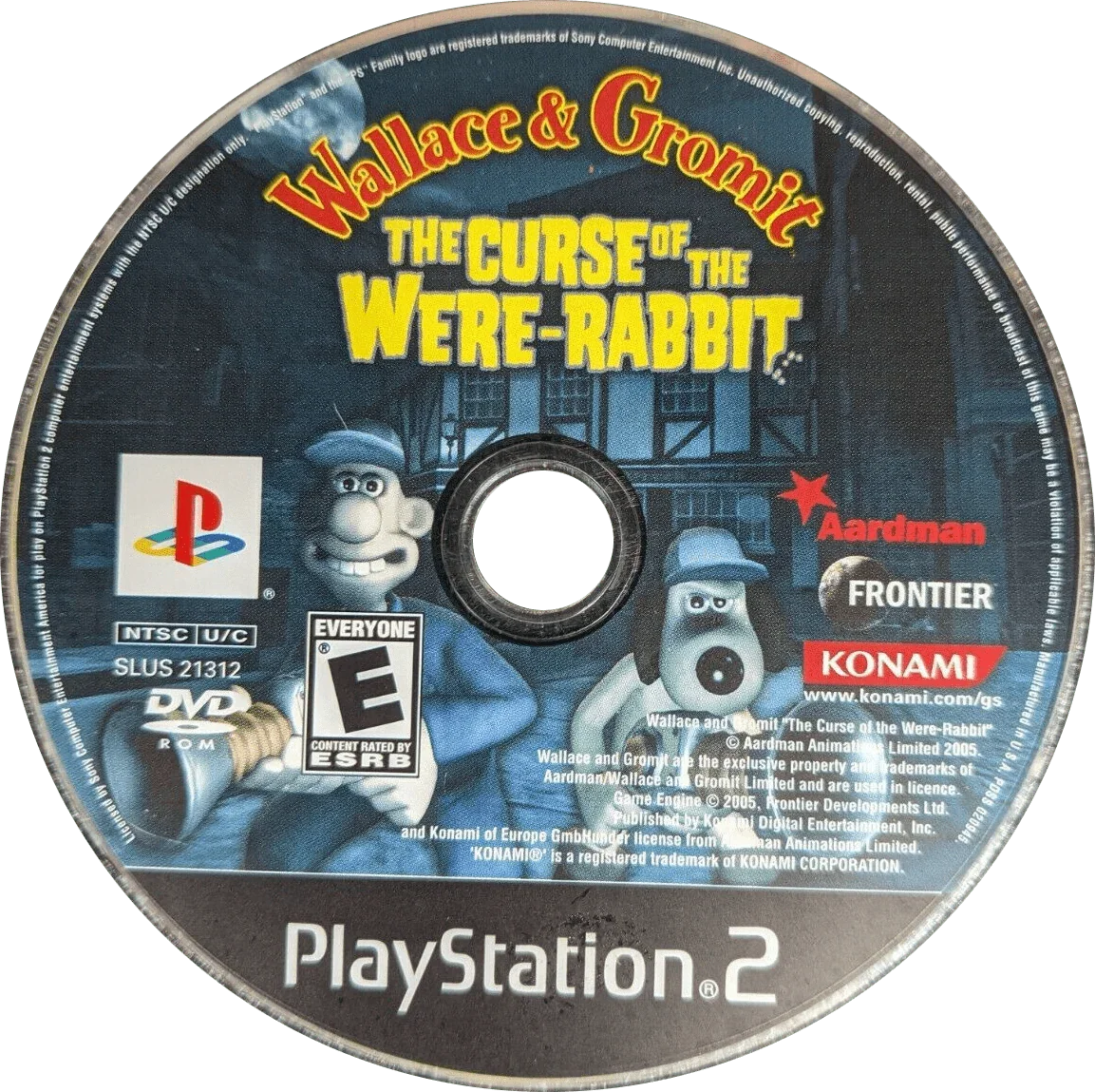 Wallace and Gromit Curse of the Were Rabbit - (Game Only) (Playstation 2)
