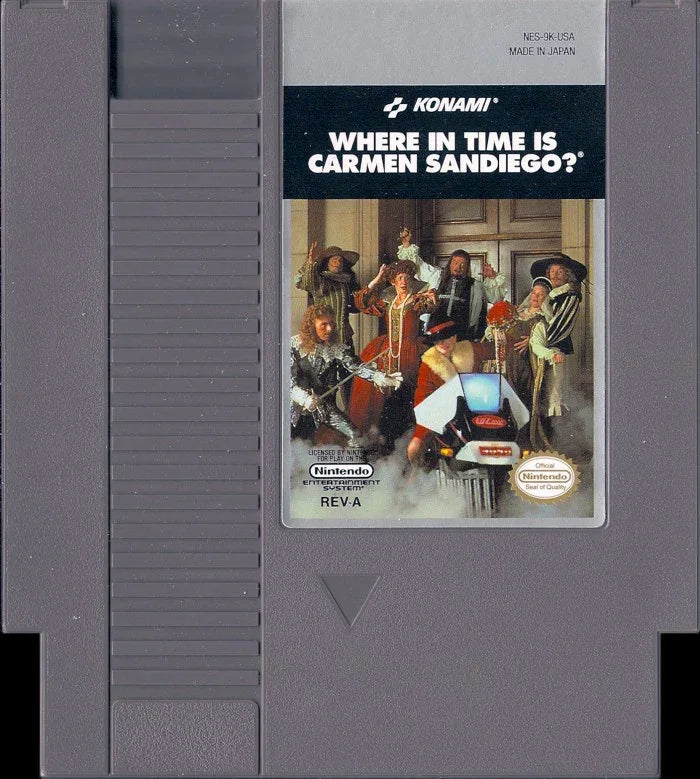 Where in Time is Carmen Sandiego - (Game Only) (NES)