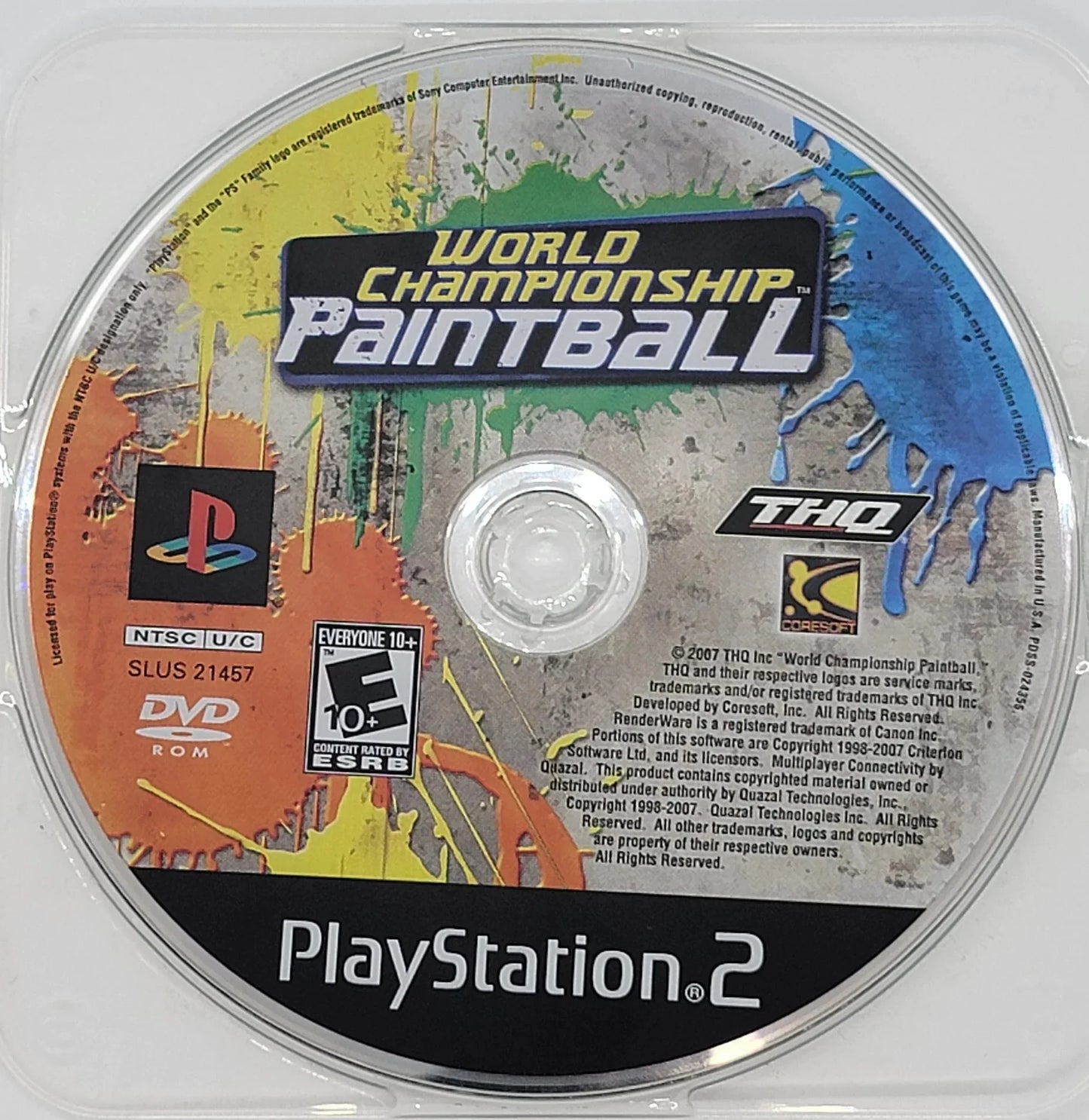 World Championship Paintball - (Game Only) (Playstation 2)