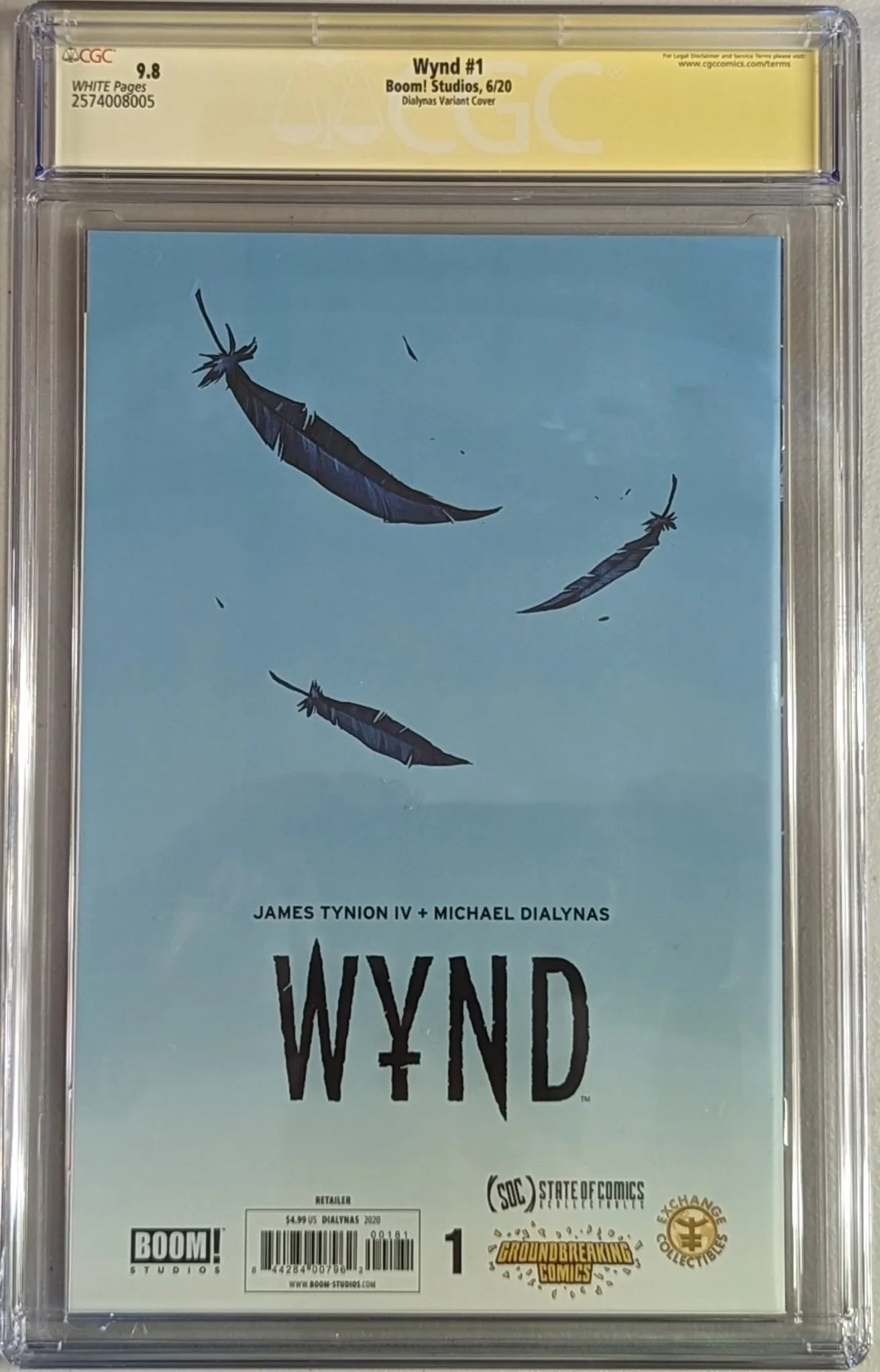 Wynd #1 Dialynas Variant Cover - CGC Signature Series 9.8